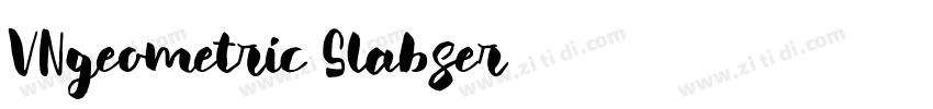 VNgeometric Slabser字体转换